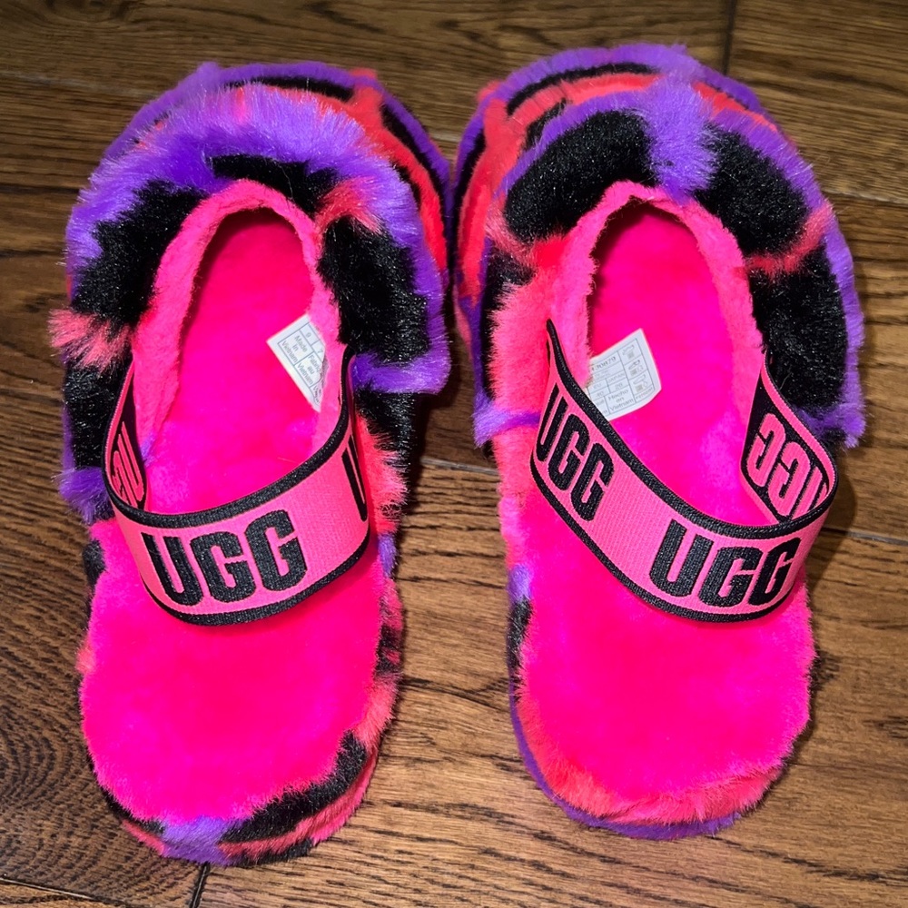Ugg Fluff Yeah Multicolor Platform Slides - image 2